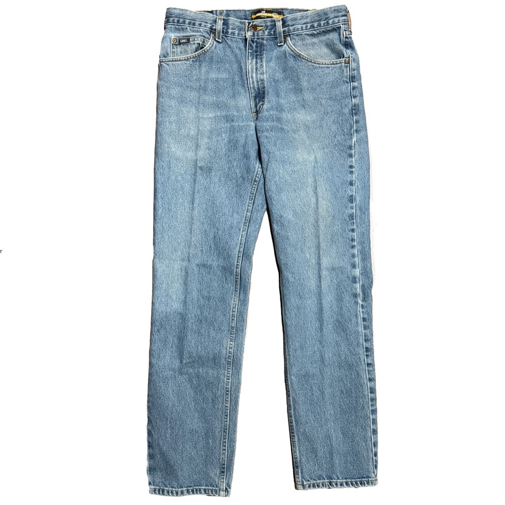 LEE Regular Fit Straight Leg Pepper Stone Wash Blue Jeans Size 34 x 34 - Picture 3 of 12